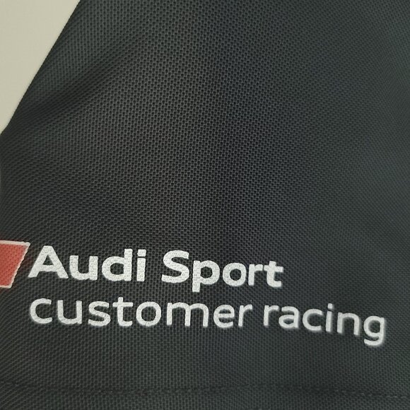 Montaplast Land Motorsport IMSA Graphic Polo Shirt Men's Small Gray Hakro - Picture 6 of 11